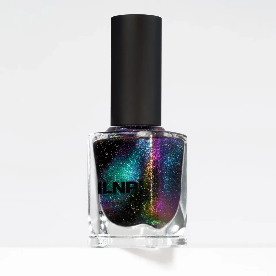 ILNP Deep Space nagellack magnetiskt teal-lila