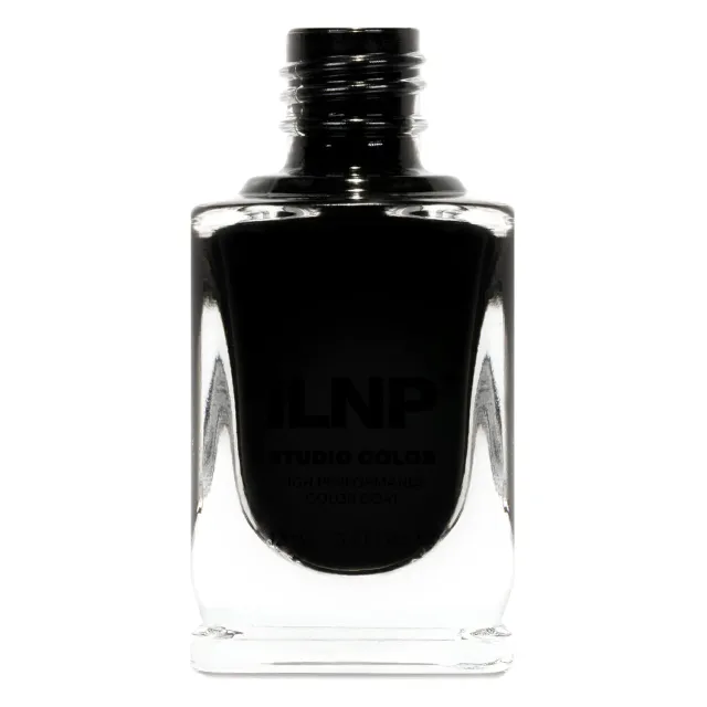 ILNP Ink Studio Color nagellack svart kräm ett lager