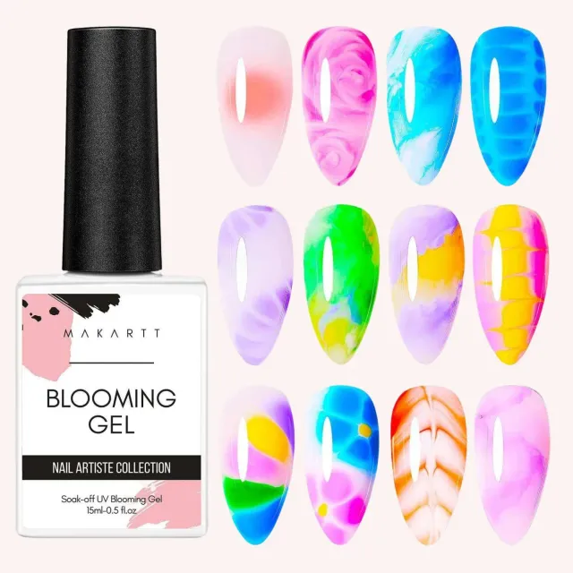 Makartt Blooming Gel Polish 15ML gellack marmor transparent