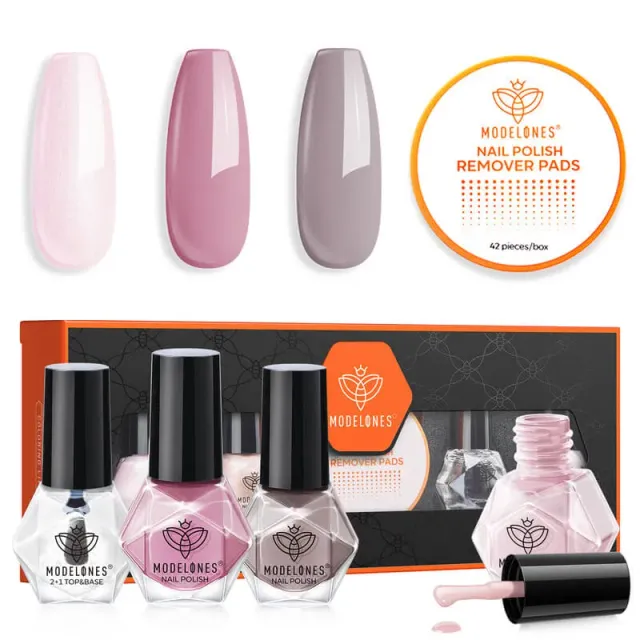 Modelones Sugar Rush nagellacksset rosa cream