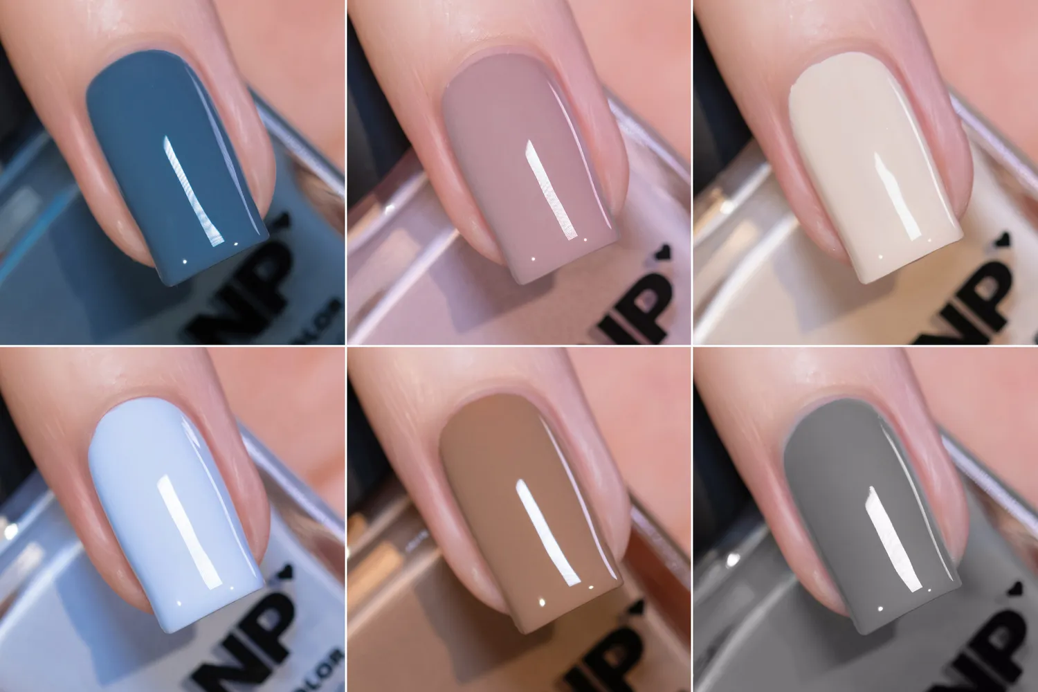 ILNP Snow Day nagellackset 6-pack krämig vinter