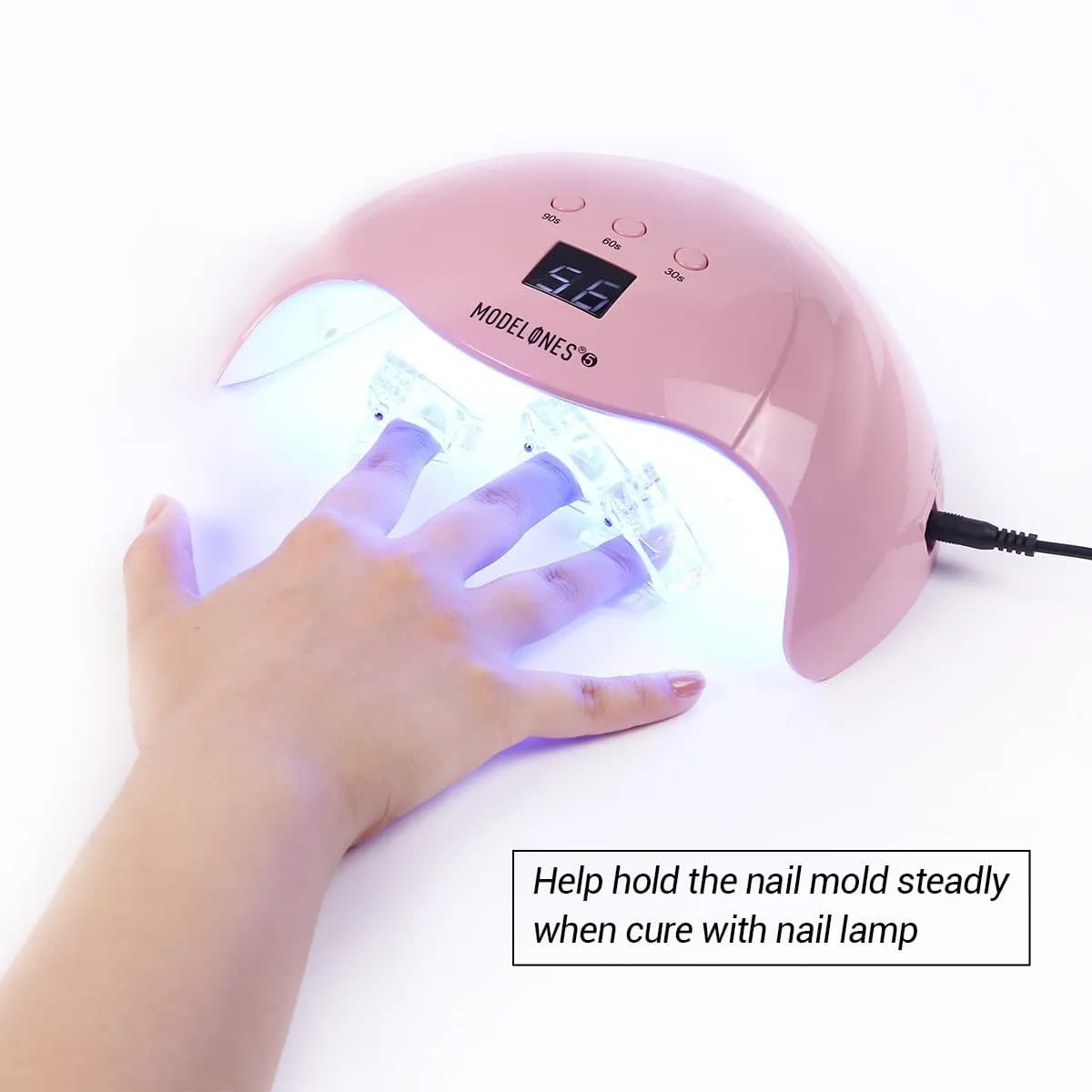 Modelones Nail Tips Clip nagelklämmor 5-pack transparent