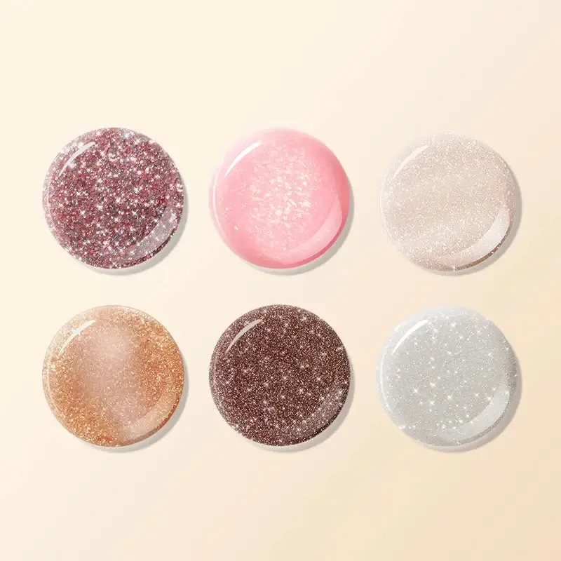 Modelones Magic Sparkle nagellackset 6-pack – glittermix