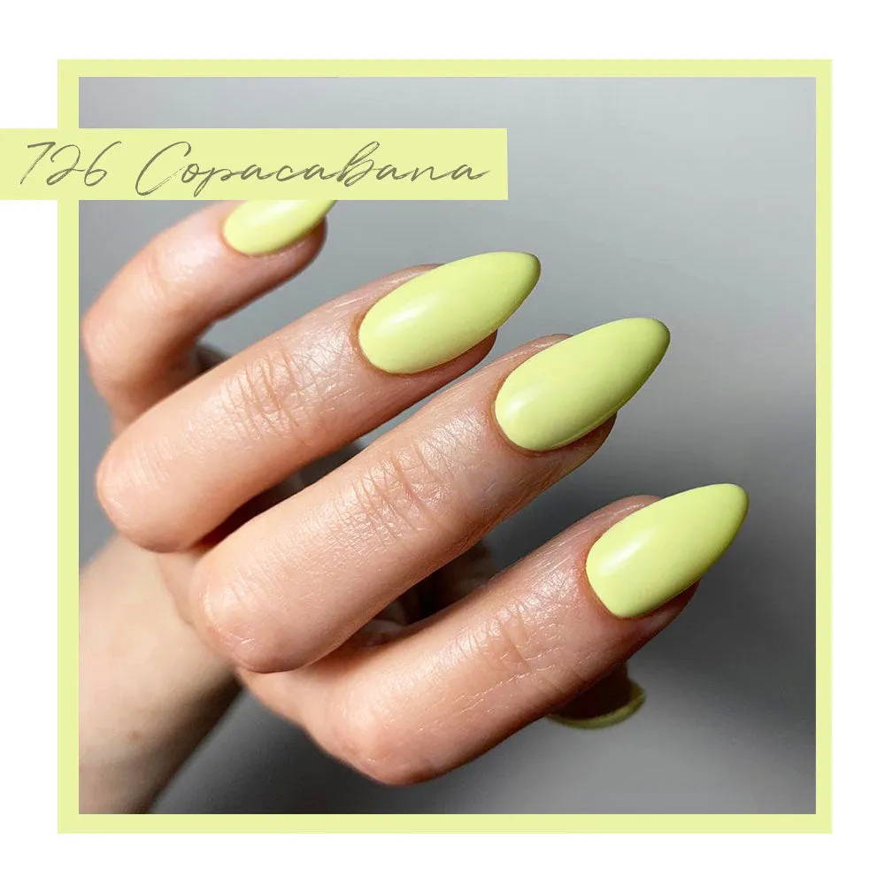 Iz Beauty Pro Colour Copacabana IZ726 gellack 4g neongul