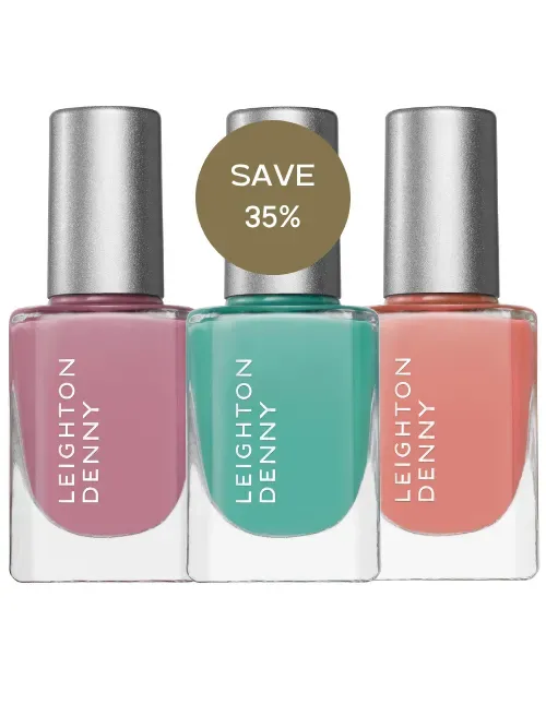 Leighton Denny Resort Ready nagellack set 3x13,5 ml jelly