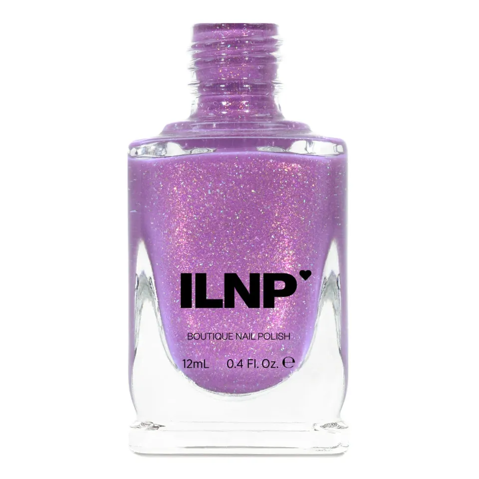 ILNP Charlotte nagellack ljus orkide med guldskimmer