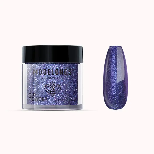 Modelones Rock It dippingpulver 8g blå shimmer