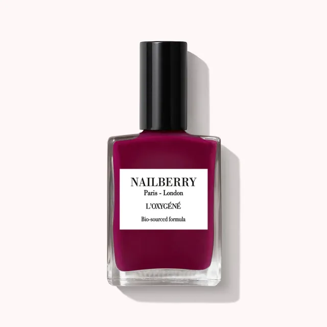 Nailberry Raspberry nagellack 14 ml täckande hallonröd