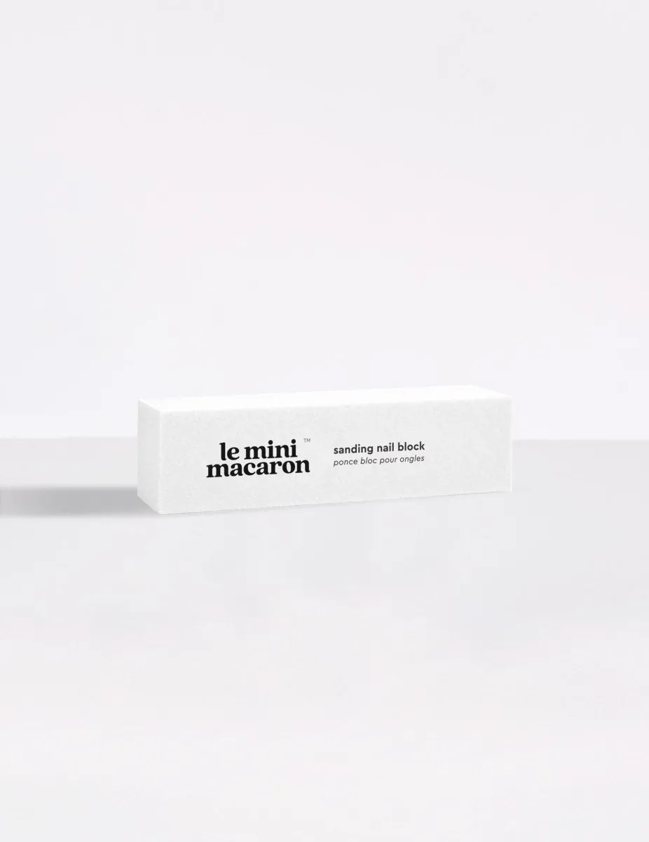 Le Mini Macaron Sanding Block nagelfil 4-sidig