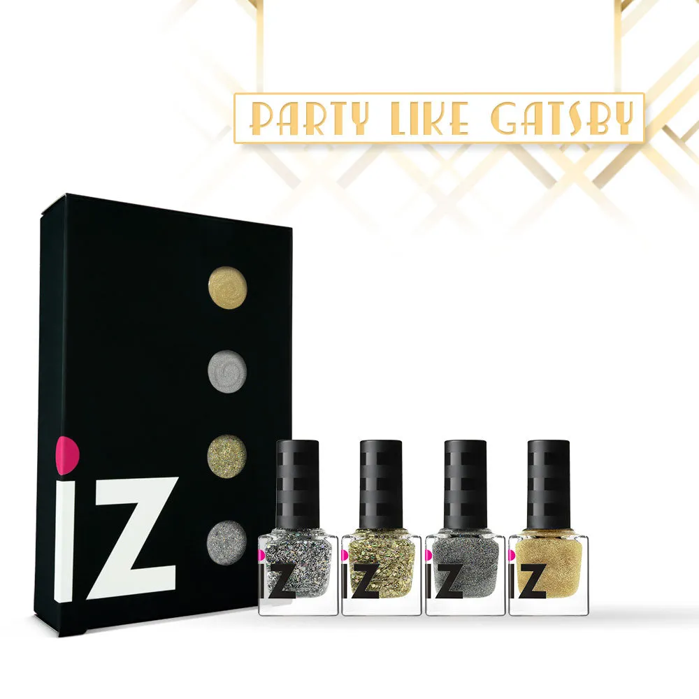 Iz Beauty Party Like Gatsby glitterlack 4x6ml julkit