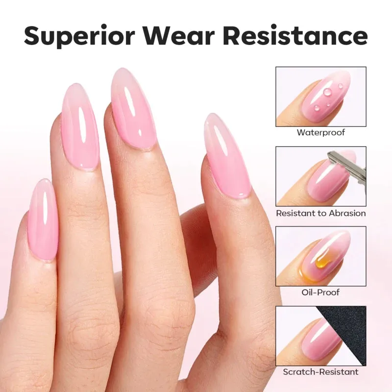 Modelones Glossy Jelly top coat 10 ml glansig jelly