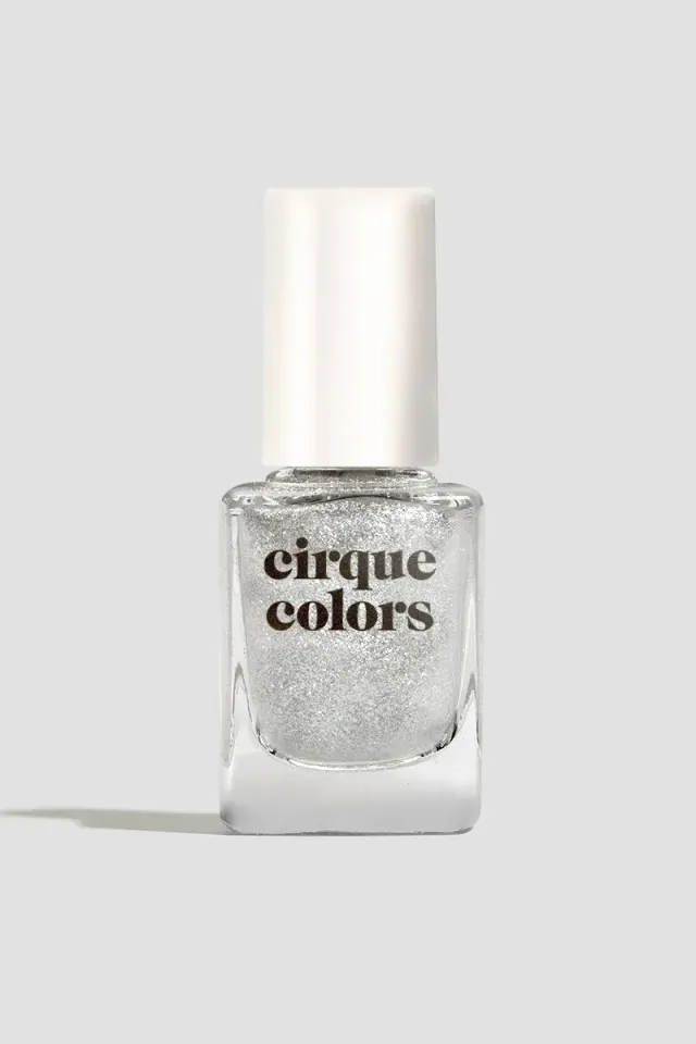 Cirque Colors Angel's Breath shimmer topper silvervitt