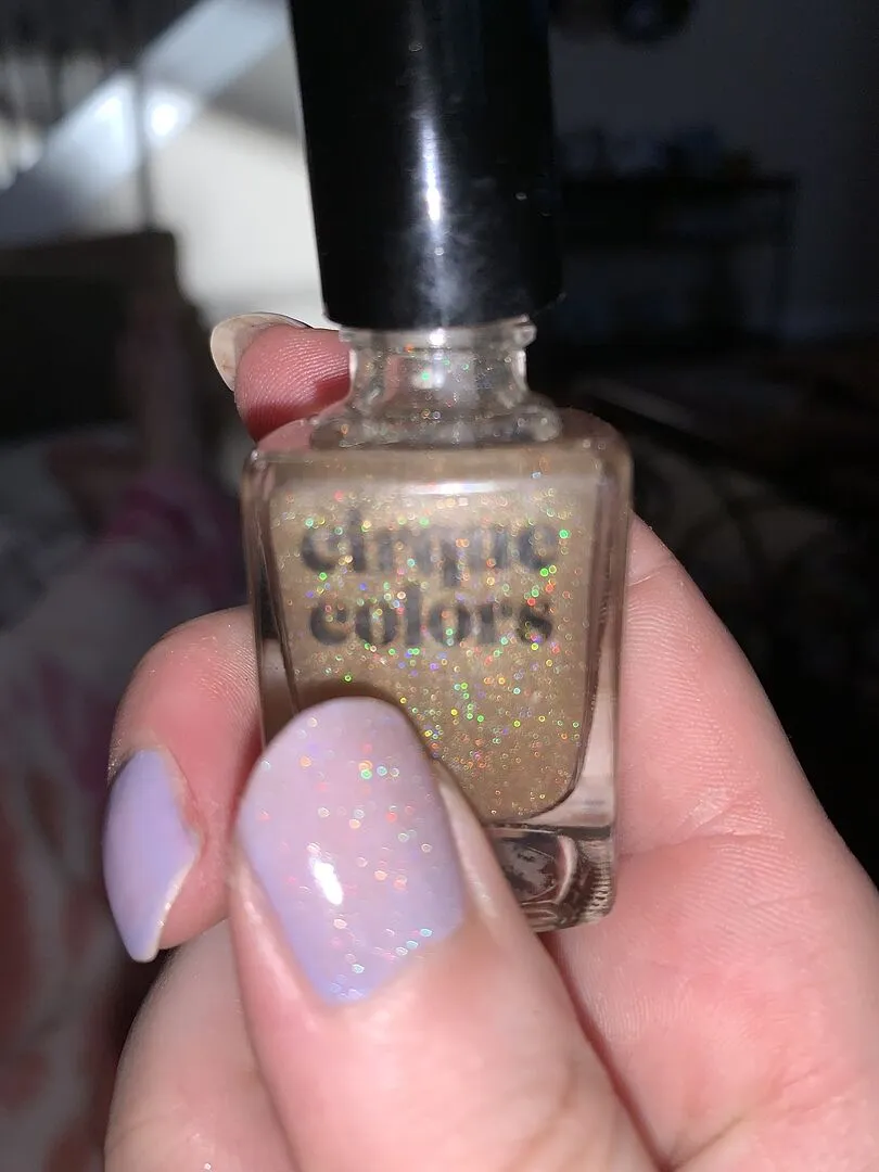 Cirque Colors Lumière topper guld glitter