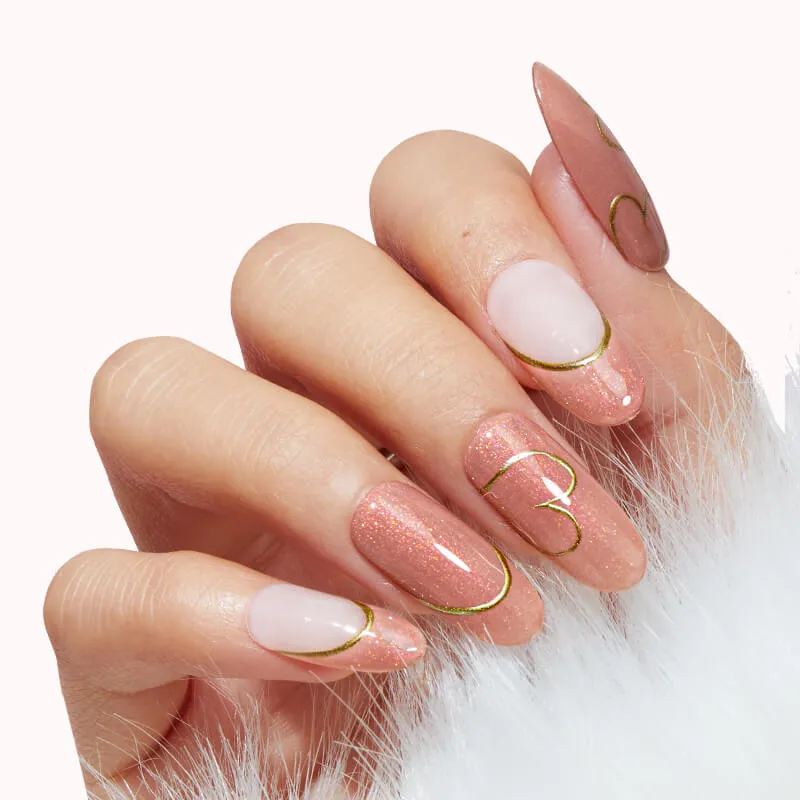 Modelones Shine on Me gellack 6-pack rosa guld