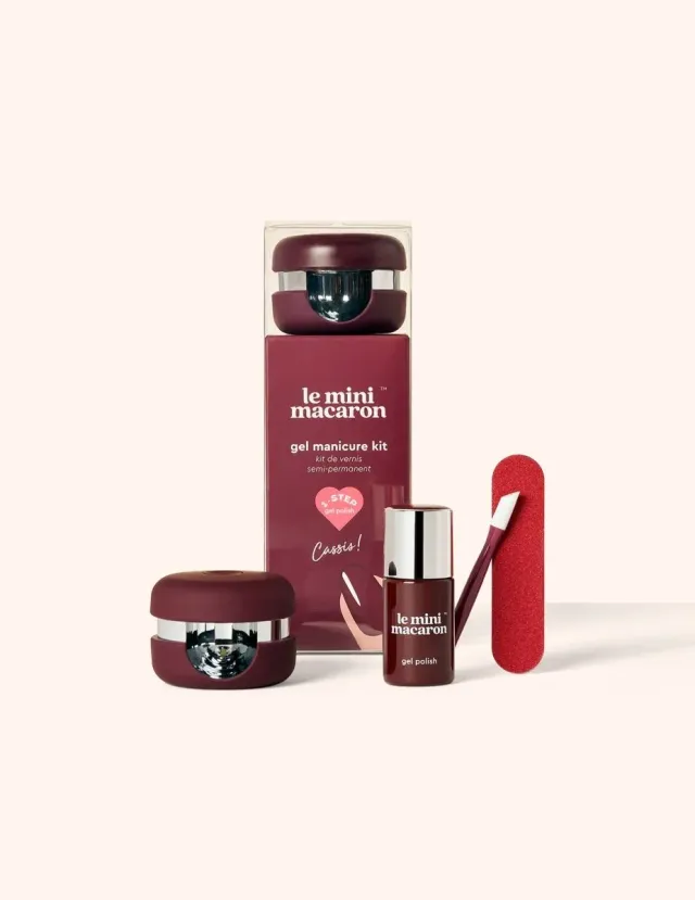 Le Mini Macaron Cassis gelkit vinröd minikit