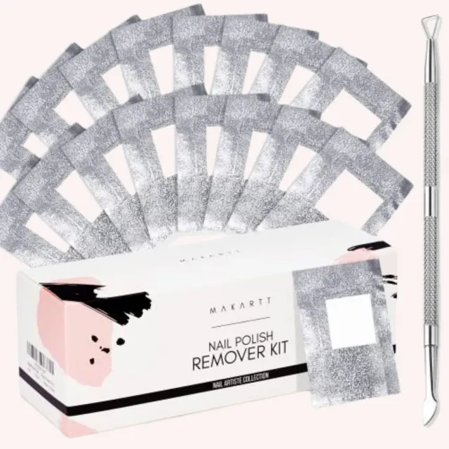 Makartt Foil Wrap Remover Kit folie 100-pack acetonfri