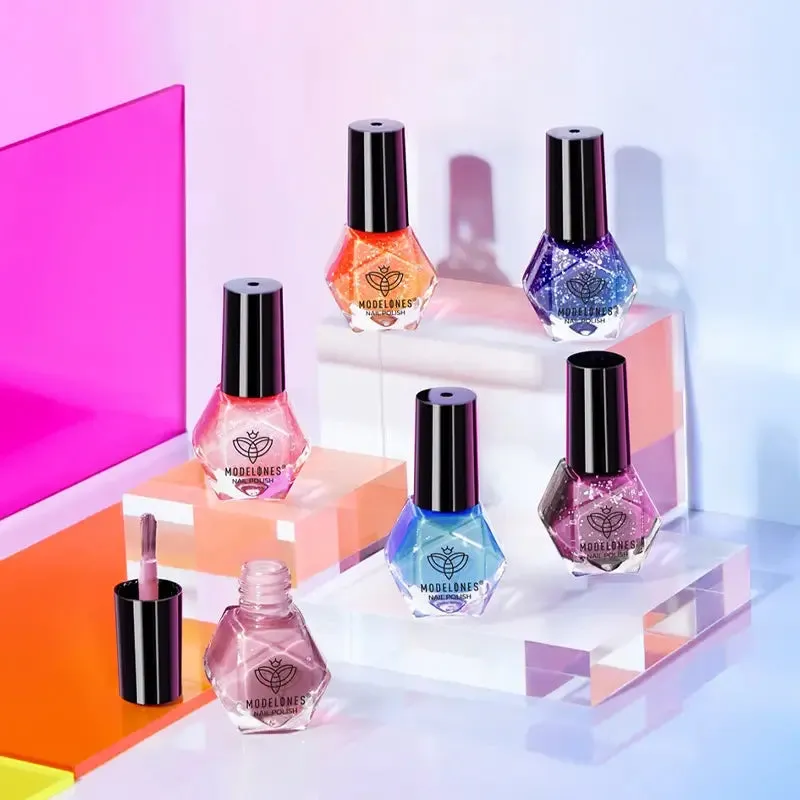 Modelones Skittles nagellack 6-pack snabbtorkande
