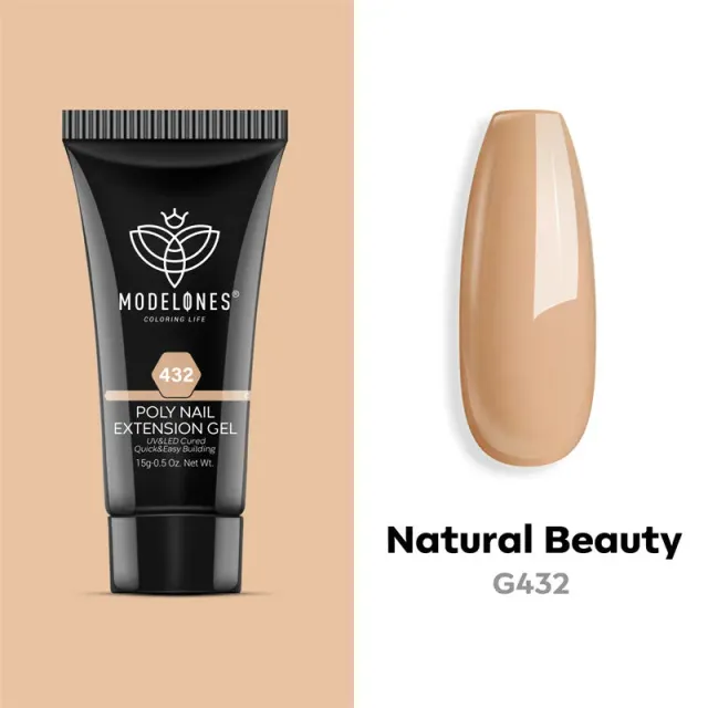 Modelones Poly Nail Gel Natural Beauty polygel 15g nude