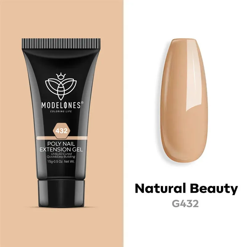 Modelones Poly Nail Gel Natural Beauty polygel 15g nude