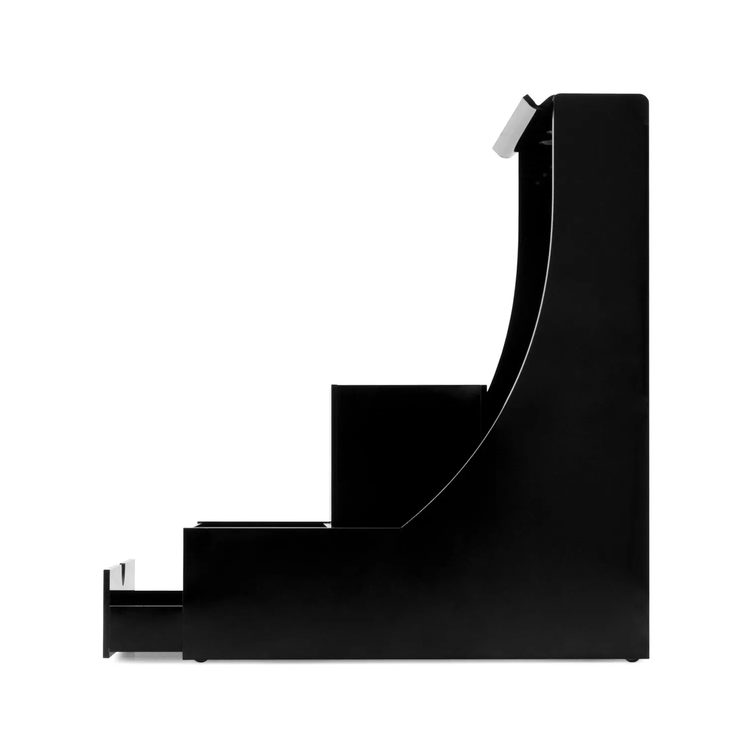 Iz Beauty Black Branded Desk Tidy förvaring akryl
