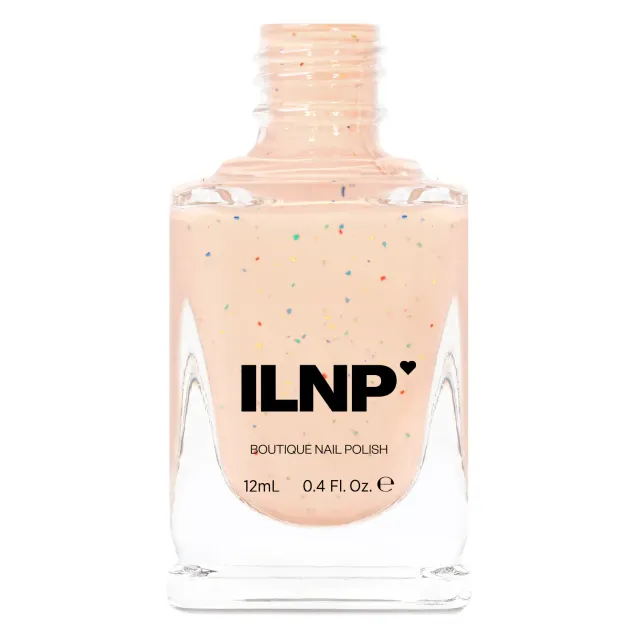 ILNP Building Blocks nagellack beige metallic flakes