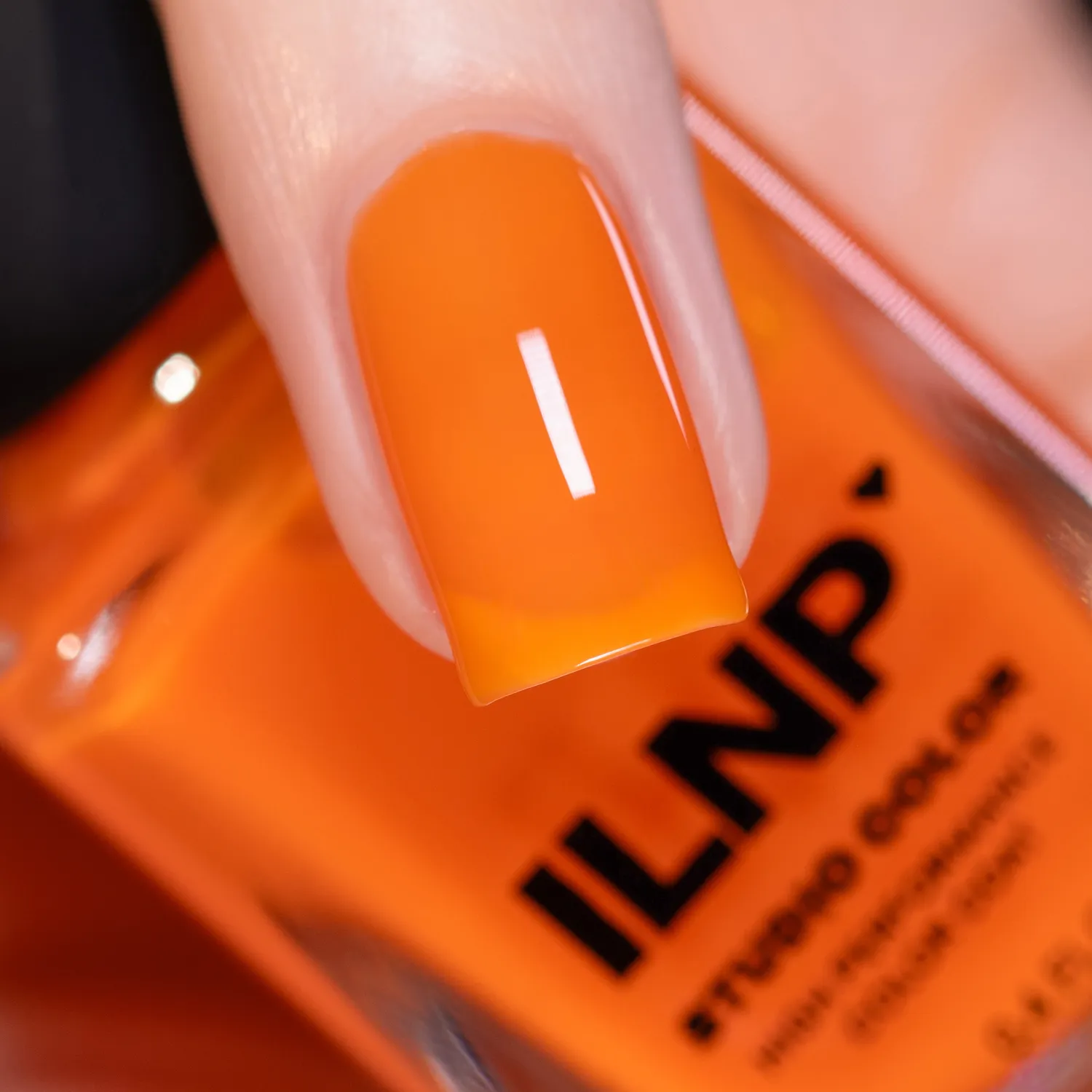 ILNP Watercolor Tango nagellack orange jelly