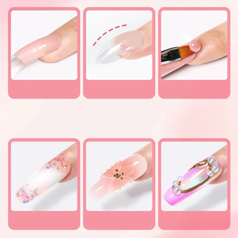 modelones Neutral Beauty polygel kit 3 färger