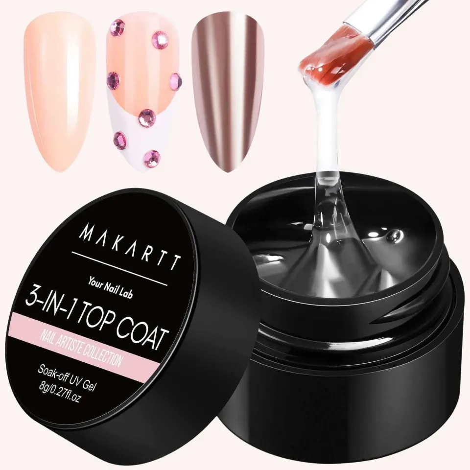Makartt 3-in-1 Hard Gel Top Coat gel topplack