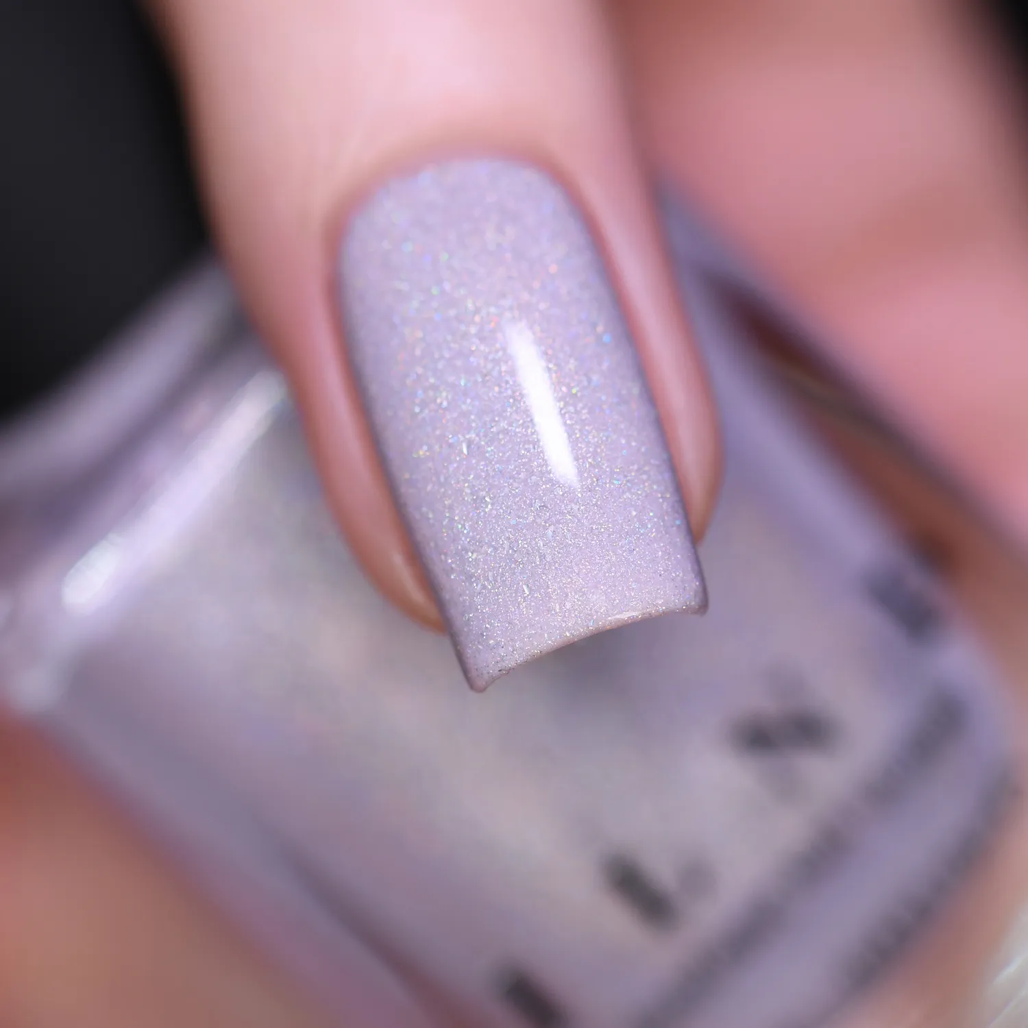 ILNP Save the Date nagellack lila holografisk