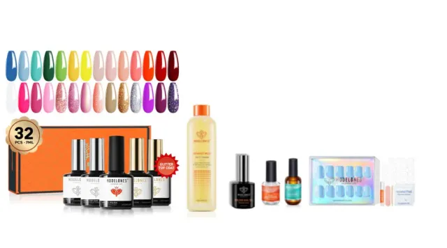 Modelones Radiant Charm gellack set 28 nyanser kräm