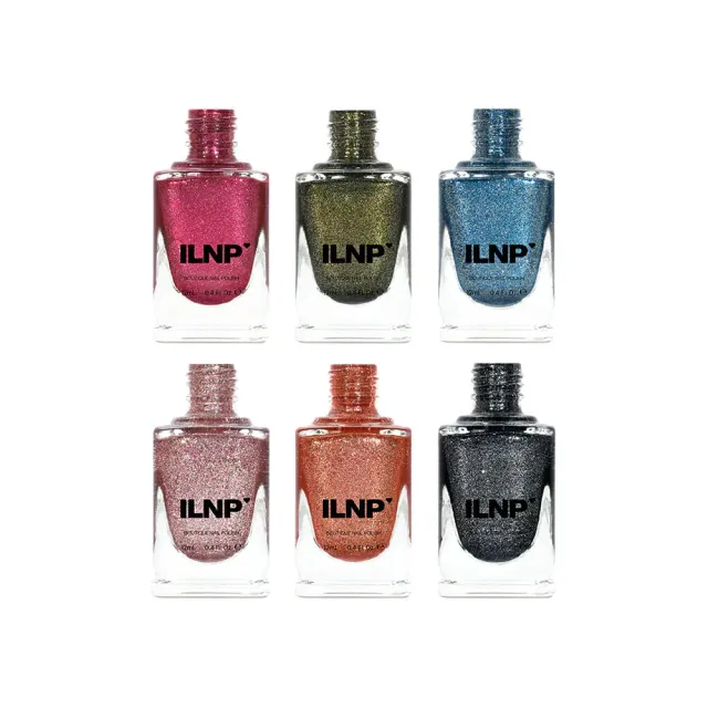 ILNP New Year's 2016 nagellack set 6-pack glitter