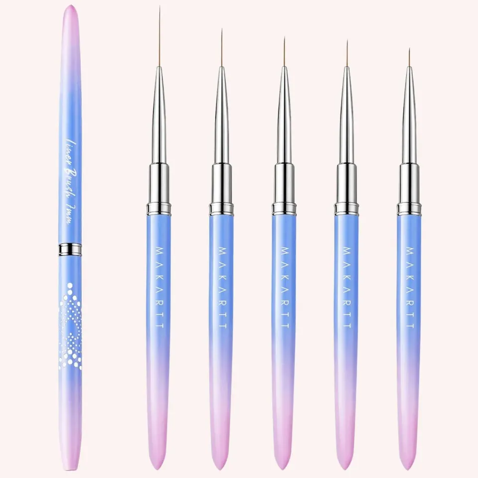 Makartt Liner nagelpenslar 5-pack 7-25 mm linjer