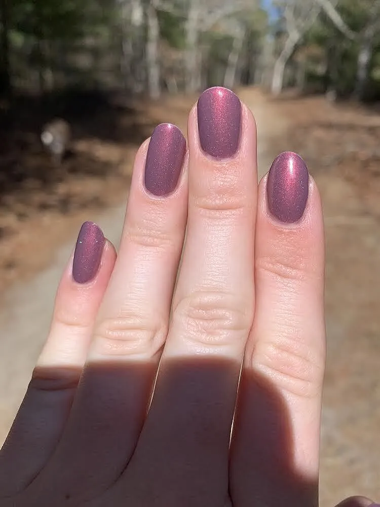 Cirque Colors Earthen nagellack brunt shimmer röd