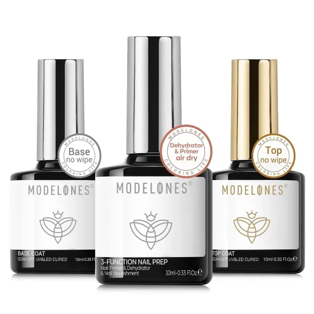 Modelones Dehydrator Primer Base Top Coat gellack set