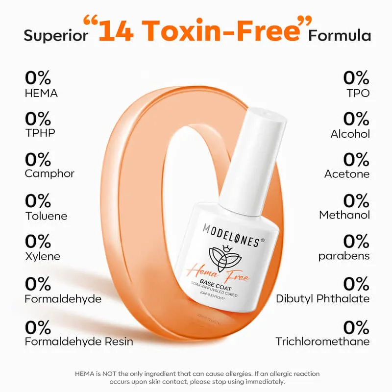 Modelones Hema-Free Base Coat underlack 10 ml fäste