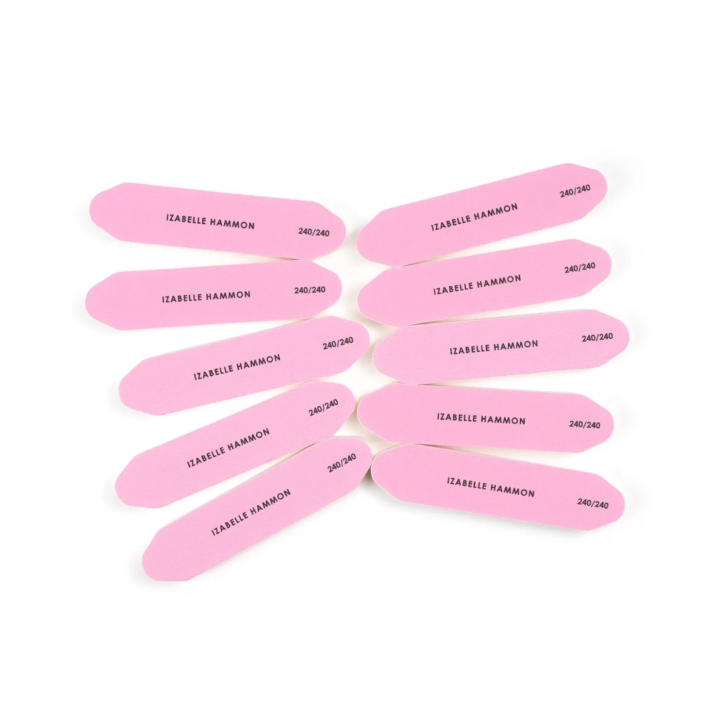 Iz Beauty Pink Sponge File nagelfil 240 grit singel