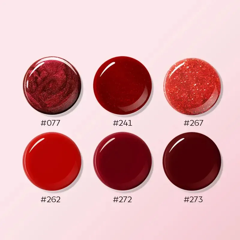 Modelones Loving You nagellack 6-pack glitter röd