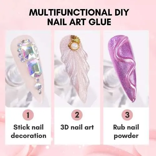 Makartt Rhinestone Glue nagellim 30ML starkt fäste