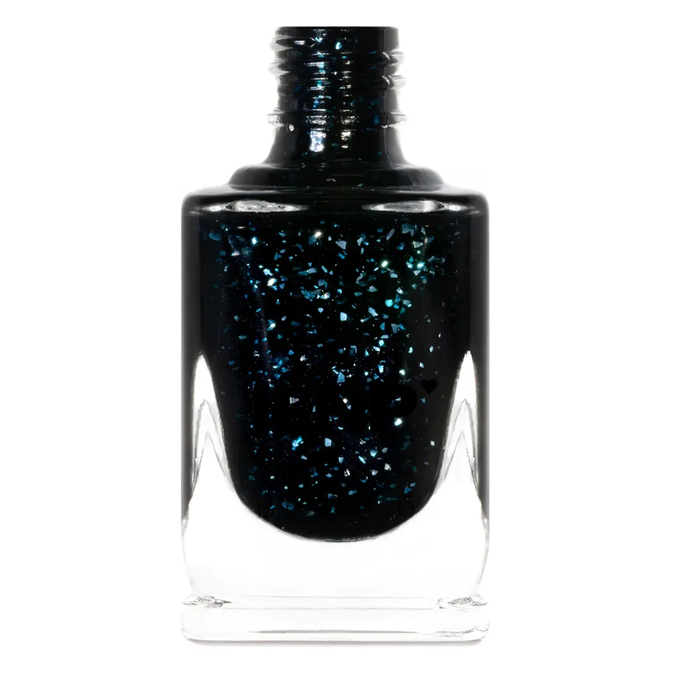 ILNP Opening Night Until Midnight nagellack svart flakie