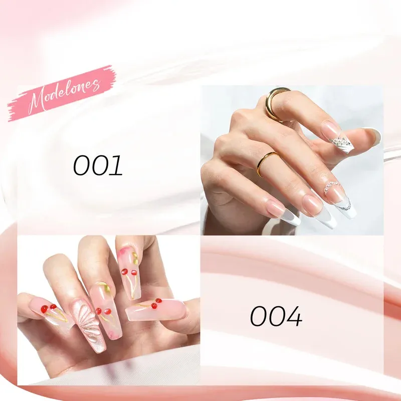 modelones Neutral Beauty polygel kit 3 färger