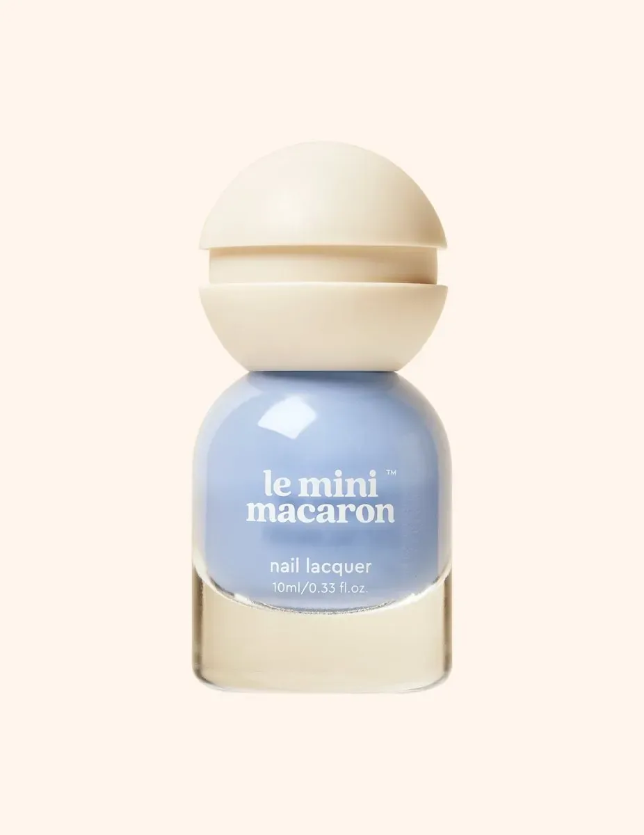 Le Mini Macaron Fleur Bleue nagellack blå snabbtorkande