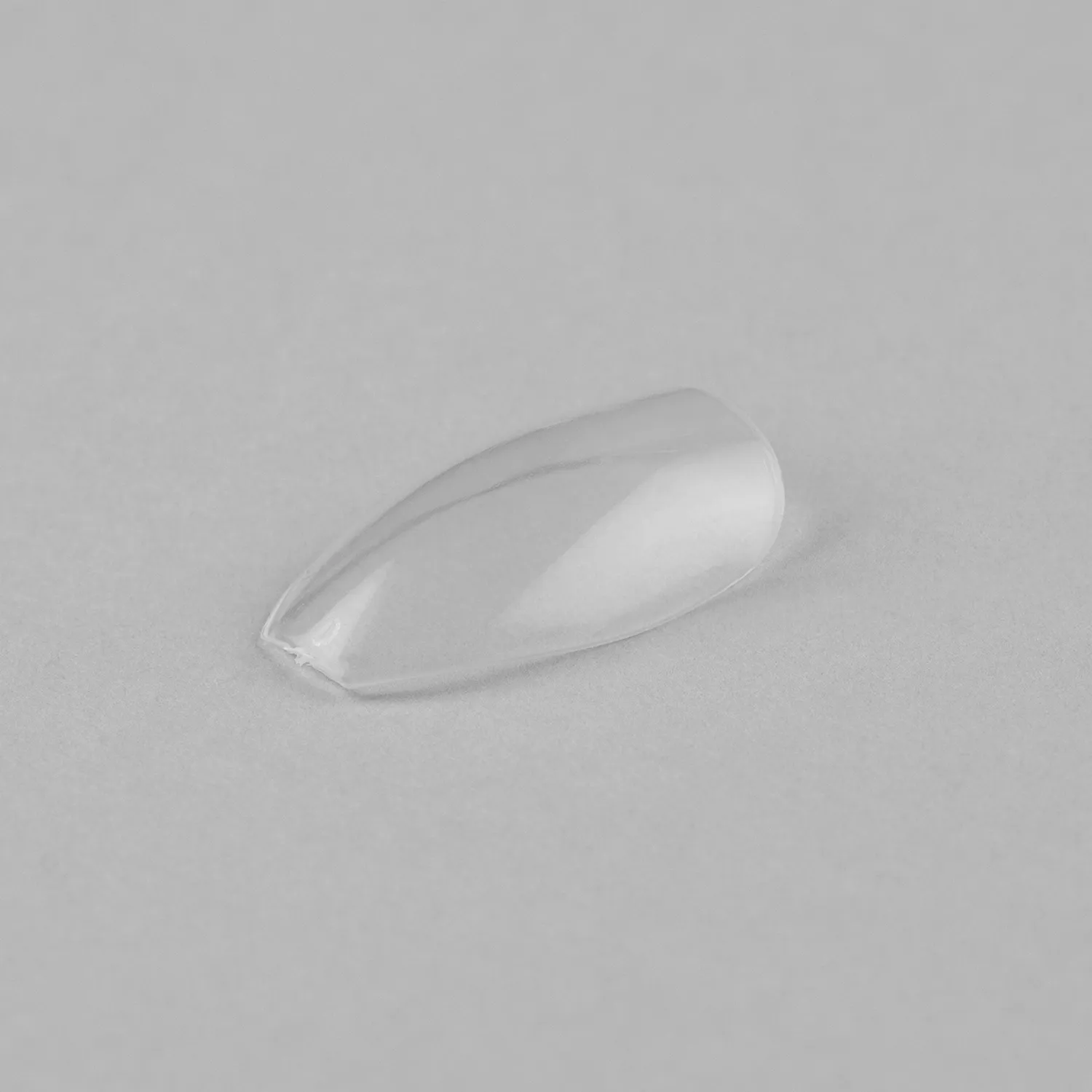 Iz Beauty Clear Medium Coffin nageltippar 50-pack transparent