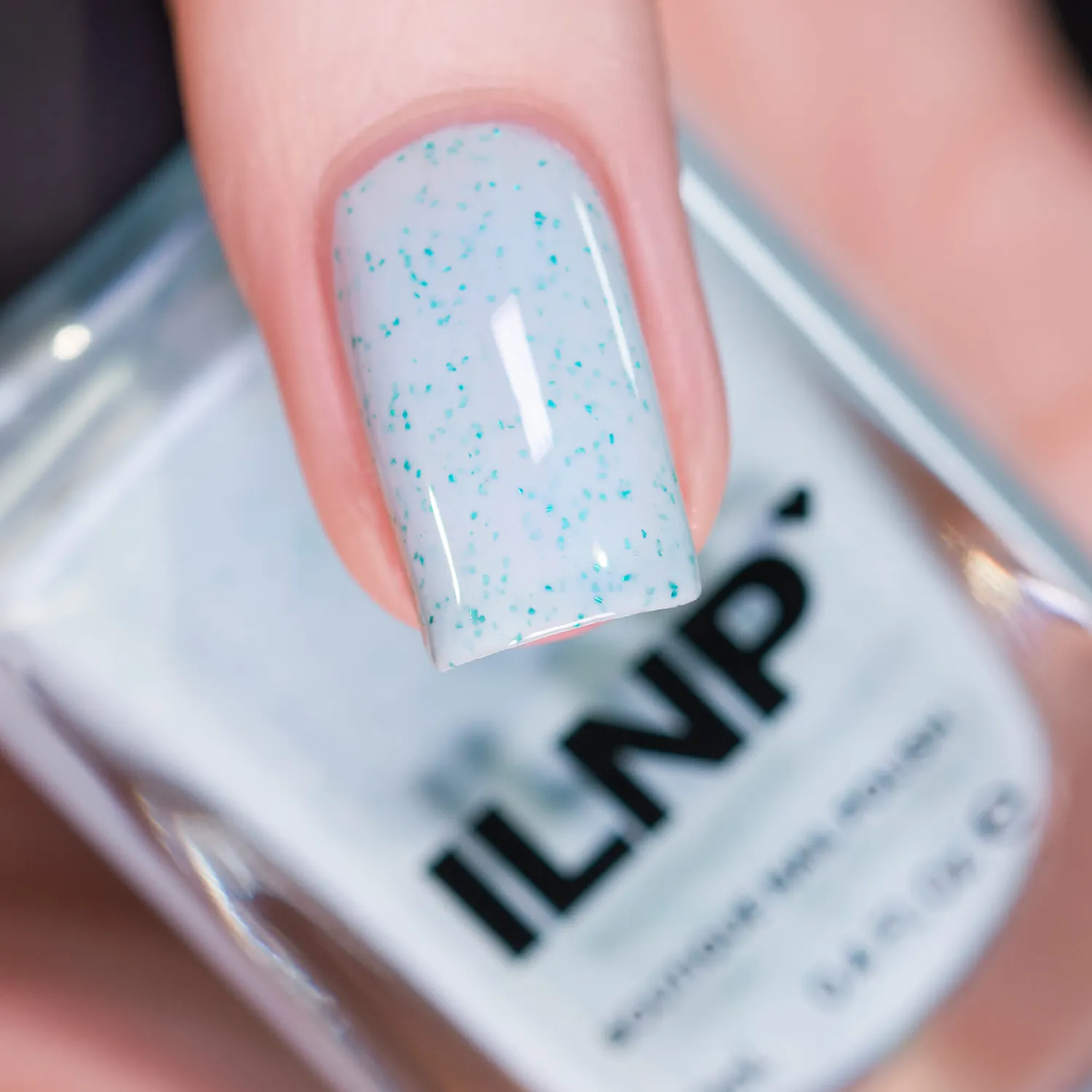 ILNP Starling nagellack turkos flakigt