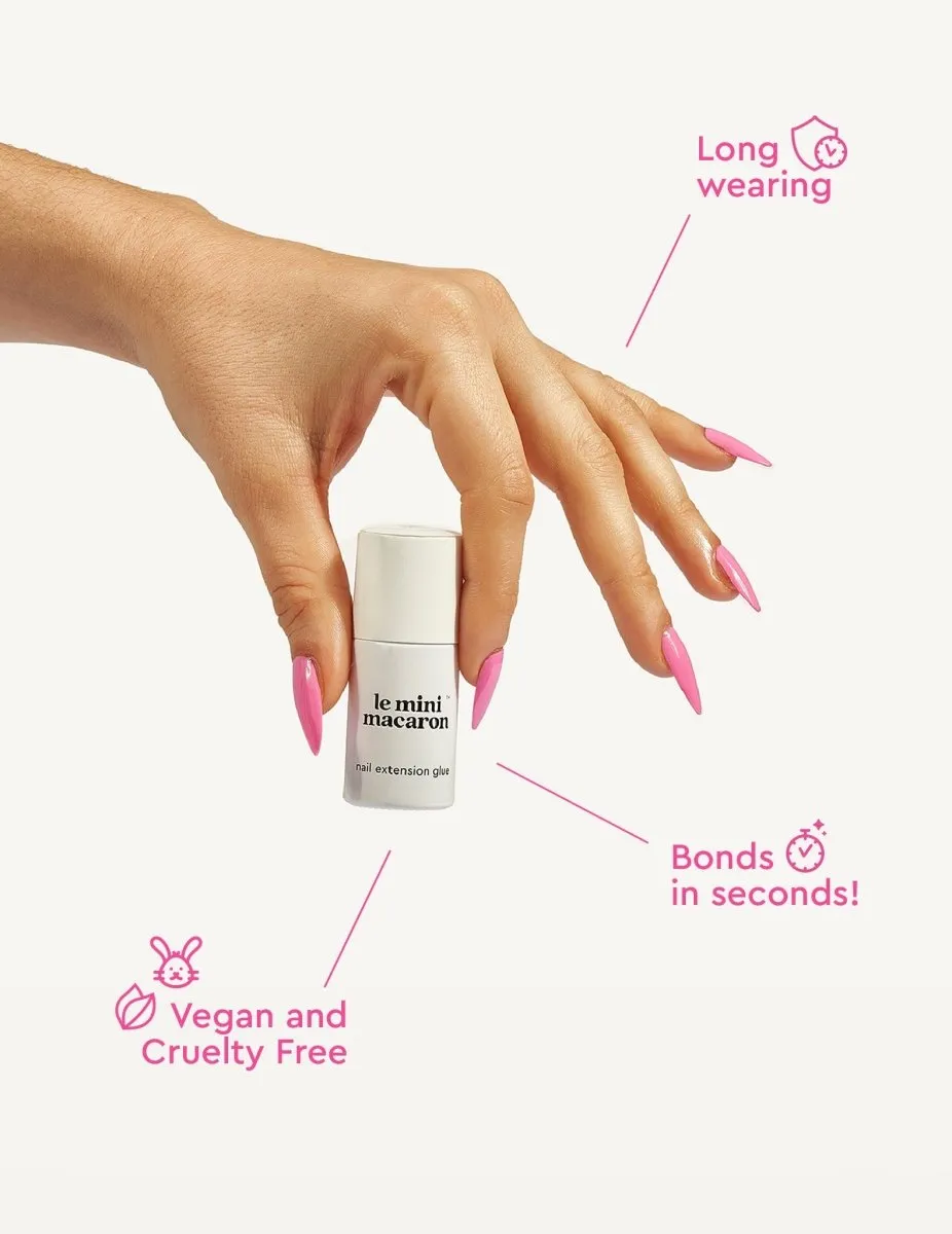 Le Mini Macaron Extension Glue nagellim för tippar