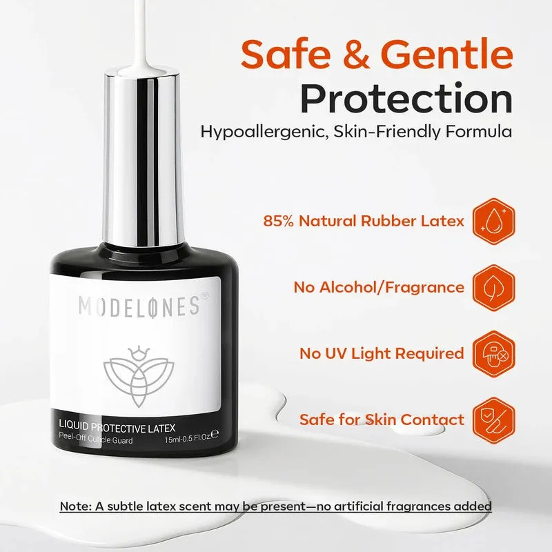 Modelones Liquid Protective Latex nagellatex 15ml peel-off