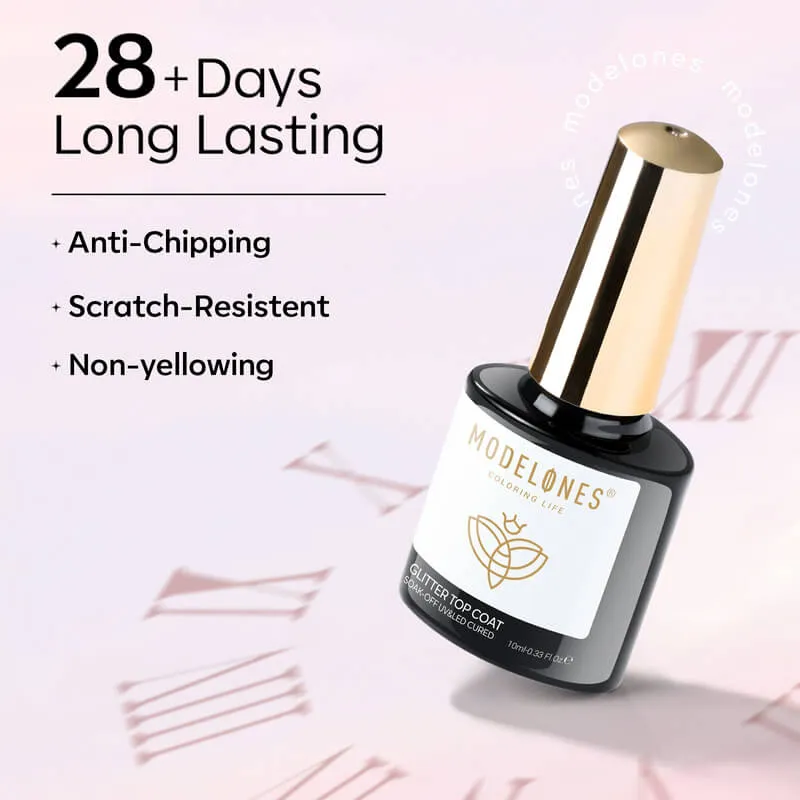 Modelones Mermaid Pearl top coat 10 ml pärleglitter