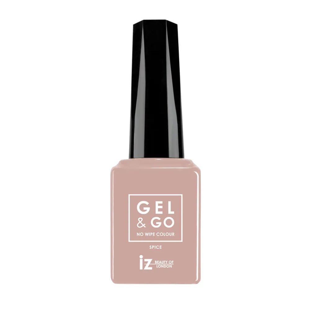 Iz Beauty Gel&Go Spice GG1049 gellack 12ml mörk nude