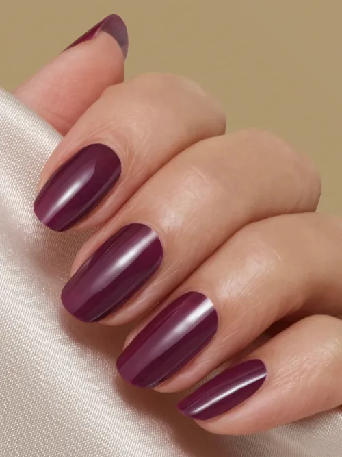 Leighton Denny Tough Love nagellack 13,5 ml djup plommon