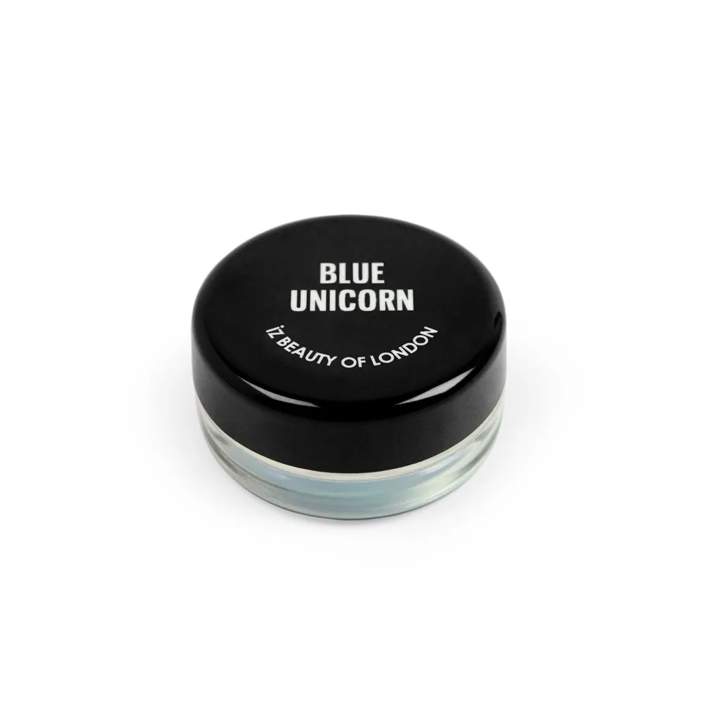 Iz Beauty Blue Unicorn krompigment nagelpulver blå