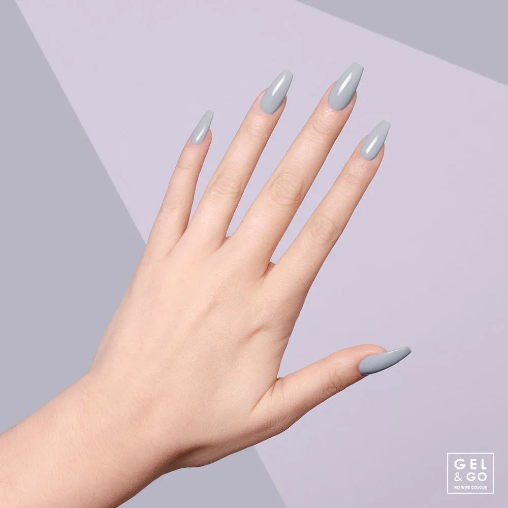 Iz Beauty GEL&GO Rolling Stone GG1054 gellack 12ml grå